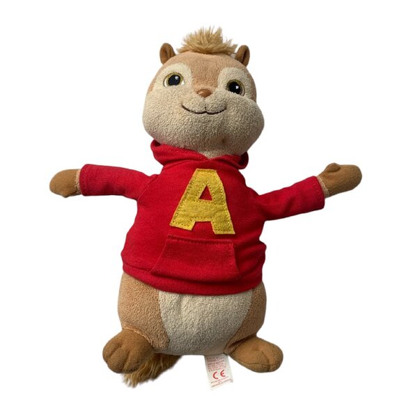 TY Alvin & The Chipmunks Alvin Beanie Buddy Plush 10" - Picture 1 of 8